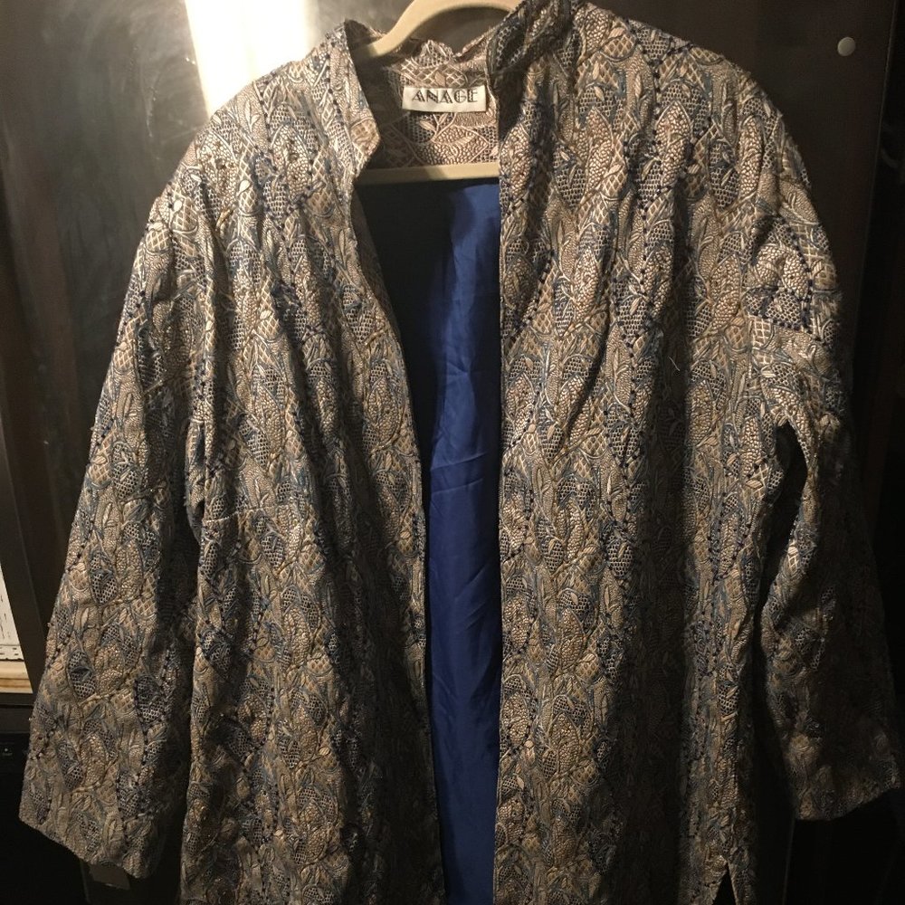 Anage Embroidered Jacket 194 $70 or $65 w/offer